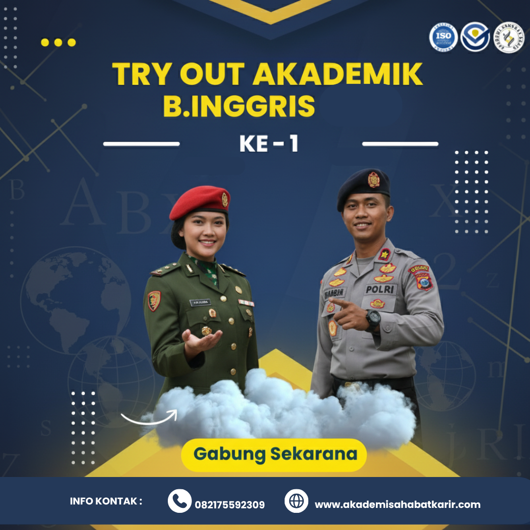 Try Out Akademik B.Inggris 1